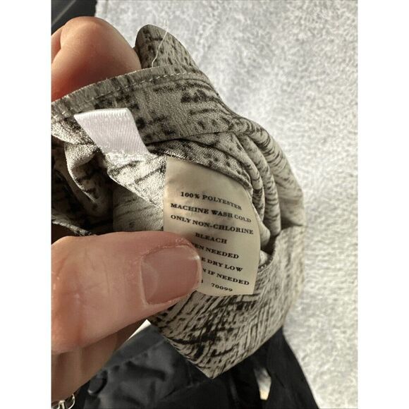 Ann Taylor Women's Mature Officewear Sleeveless Flutter Blouse 4P Beige Brown - Picture 6 of 11